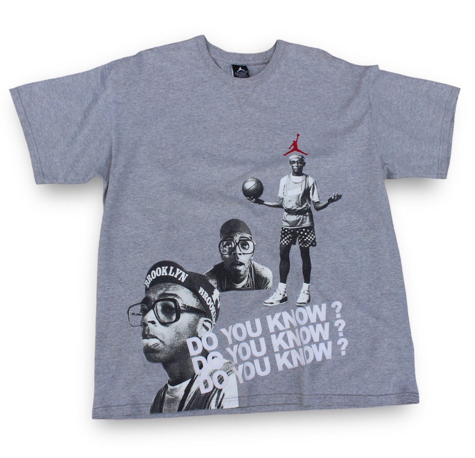 【vintage】'90 Jordan スパイク・LEEグラフィックTシャツ Air Jordan “Do You Know ? “ Spike Lee Tee | Fpvintage