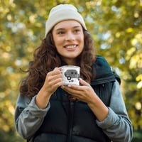Kind cup of Coffee Mug(Enamel)