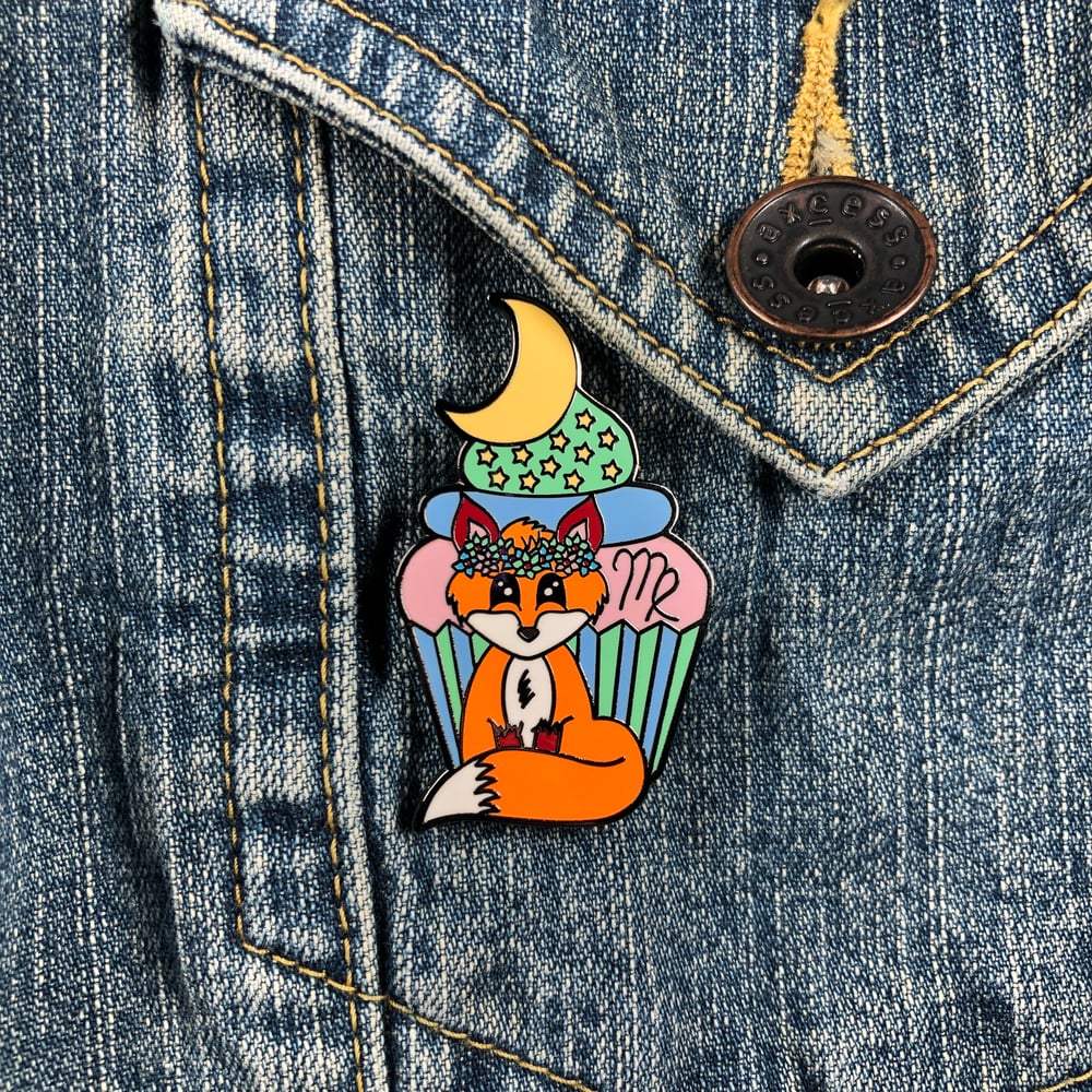 Image of Virgo Cupcake Pin