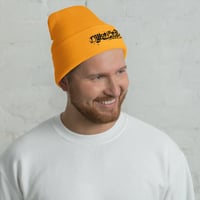 Image 2 of Dillon Smith Tattoo Cuffed Beanie - Black Embroidery