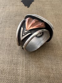 Image 5 of Thunderbird Copper Statement Ring size 11.5