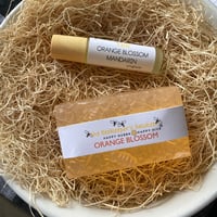 Image 1 of Orange Blossom Honeybee Glycerin Bar Soap and Perfume Duo
