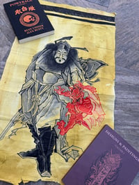 2 books plus washi shoki painting