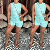 Blue 2pc Set (Great Stretch) SMALL & MED
