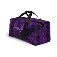 Image 5 of RXI Logo Shocking Purple Duffle Bag