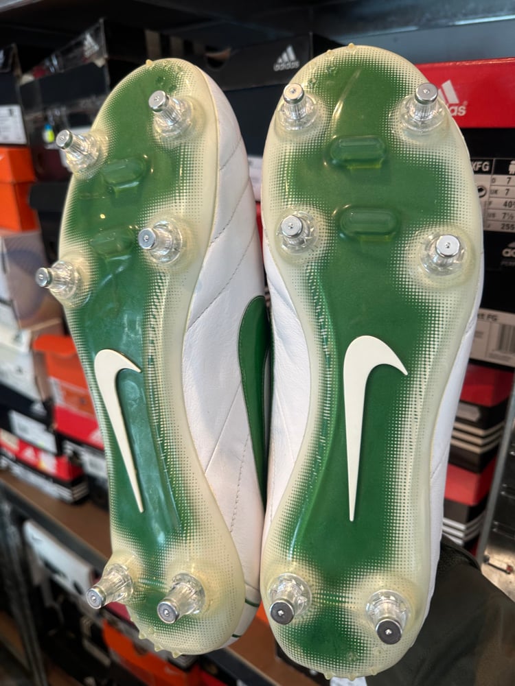 Image of Nike Tiempo IV WHITE GREEN SG