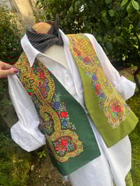 Image 1 of CHALECO FEITO A MAN. FOLIADA77. Talla ÚNICA!