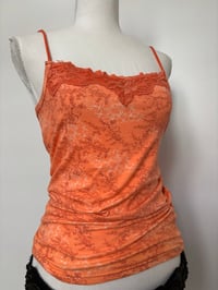 Image 2 of 00s Orange tank top // M