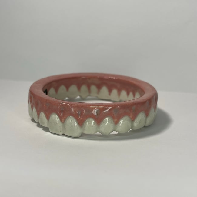 Teeth Bracelet D - 6.65 in Inner Circumference