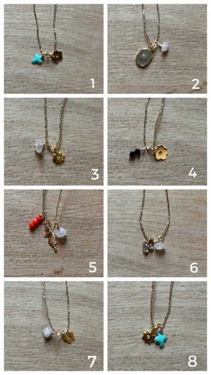 Image of Collar MINI CHARM - hilo dorado