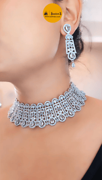 Image 3 of Jackline_AD Choker Set - Party Choker Set with Earrings