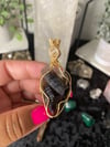 Smoky Lemerian Wire Wrapped Pendant 