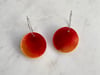Mini Lunar Hoops - Yellow & Bright Red