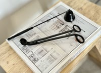 Image 1 of Matt Black Candle Snuffer & Wick Trimmer