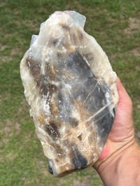 Image 10 of Large QR Code Fluorite On Druzy Quartz Matrix Specimen #2628