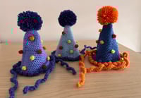 Image 3 of Crochet Party Hat Photo Prop