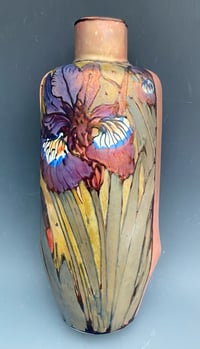 Image 1 of “Iris Latifolia”  satin lustre vase