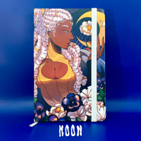 Image 2 of [RETIRING] Star & Moon Leatherette Notebooks