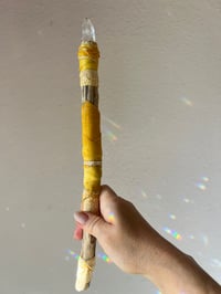 Image 5 of *new* MINI YELLOW petite crystal wand