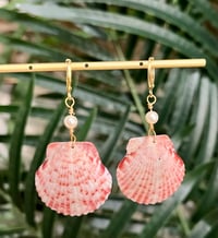 Image 2 of Scallop Earrings E133