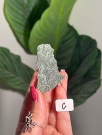 Image 3 of DOUBLE SIDED SUGAR COATED FOREST GREEN APOPHYLITE CRUST -INDIA- LOT 1
