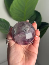 Image 3 of RAINBOW FLUORITE SPHERE -CHINA- F