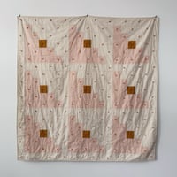 Image 1 of Pink Flowers quilt
