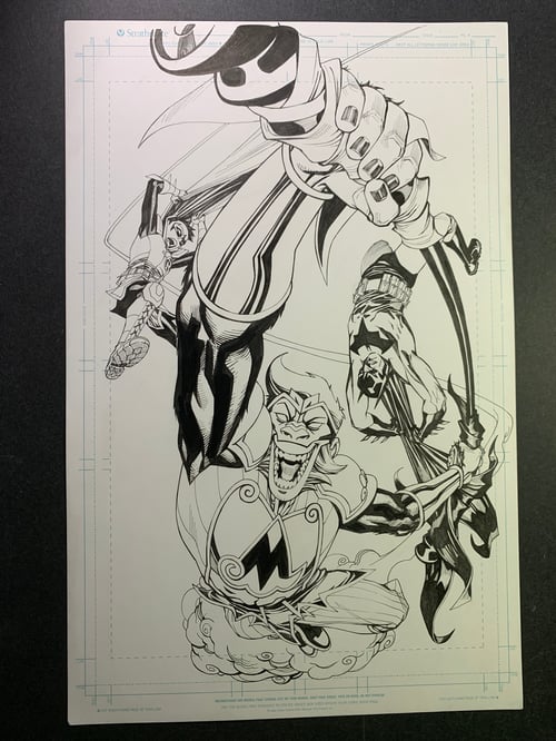 Image of MONKEY PRINCE #4 cover original art