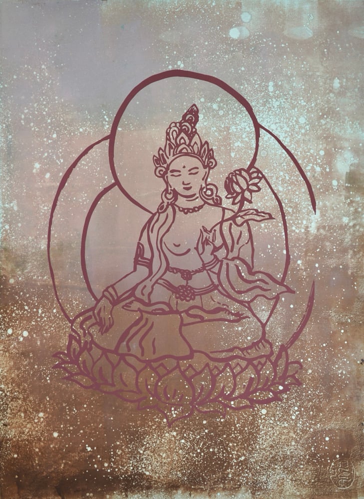 Image of Rose Tara Giclee 11x14” 