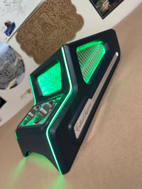 Image 1 of 1978-1988 GBODY CUSTOM NAME/LOGO CENTER CONSOLE SELECT COLOR WRAP & LED 