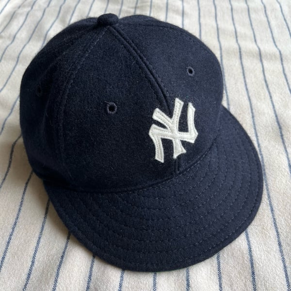 Image of 1940's Black Yankees Ball Cap (Navy)