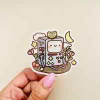 Image 3 of Floral BMO Vinyl Sticker