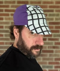 Image 2 of ZLW Black & White Grid/Purple Cap