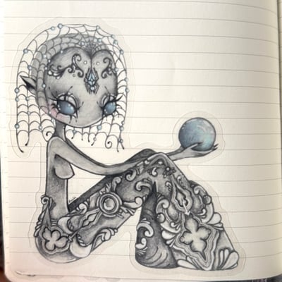 Image of Castlette 4 inch Clear Sticker