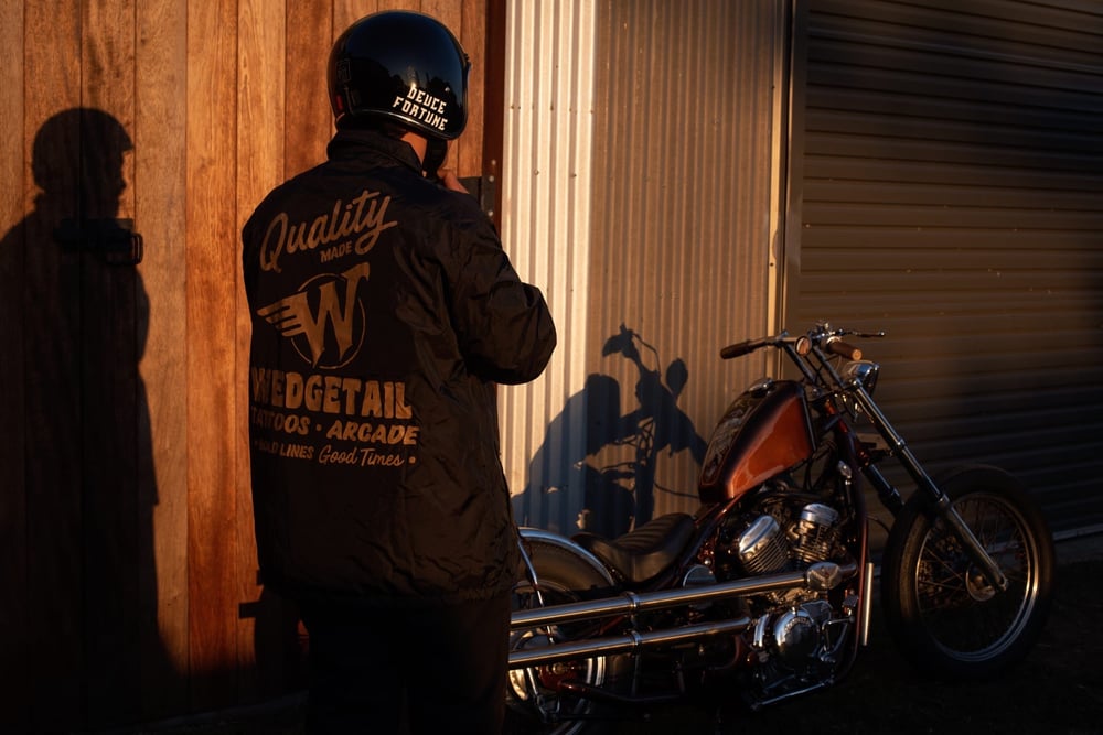 Wedgies Flying W ~ Coach/Windbreaker ~ Black 