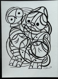 Image 1 of Ink & Brush Sketch P