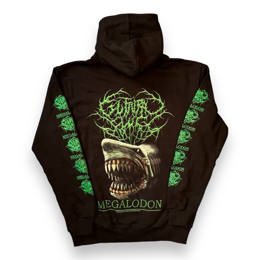 Guttural Slug - Megalodon Zip-Up Hoodie