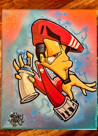 8x10” B-Boy canvas 