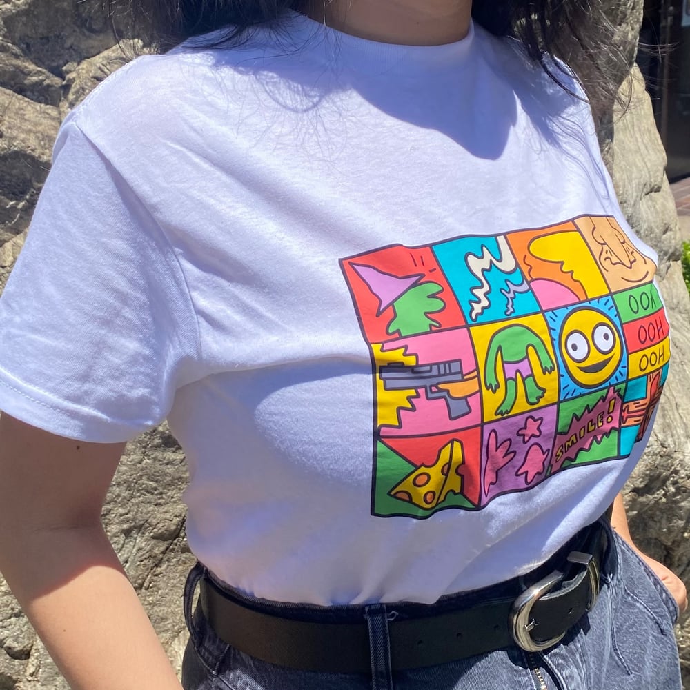 Image of Keith Haring x Smiling Friends Shirt