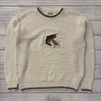 Image 1 of Vintage Brown Trout Sweater - M