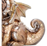 Image 6 of Gearling Gold Steampunk Dragon 15cm