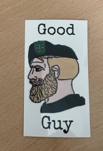 Yes Chad Meme Sticker 