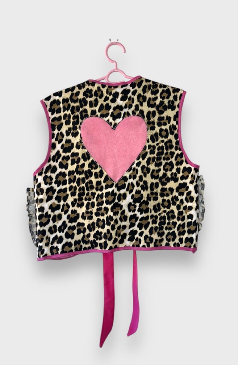 Image of Leo Vest with pink