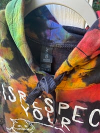 Image 5 of MEDIUM Disrespect Your Surroundings Tie Dye Hoodie 1