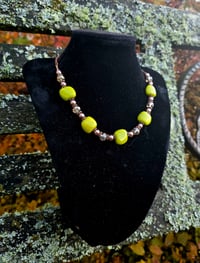 Image 5 of Green and Copper Necklace 