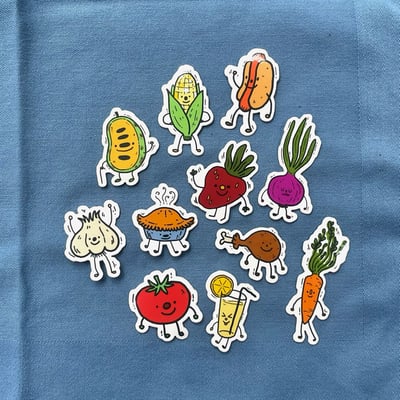 Image of Food Friends stickers