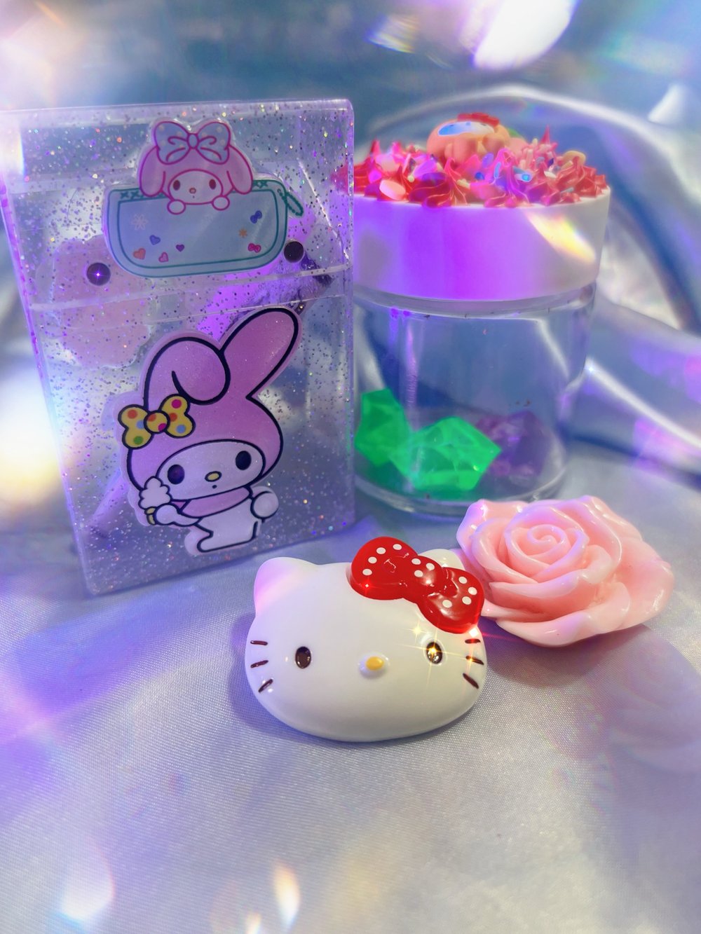 My Melody magnetic sparkle case