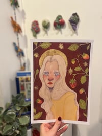 Image 1 of ‘The Saint Of Strawberries’ - A4 Prints