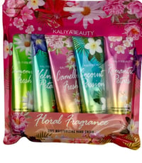 Floral Fragrance Soft Moisturizing Hand Cream 5pc Set