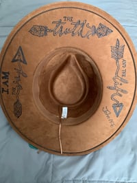 Image 4 of "The Way, The Truth, The Life Arrows" Wide Brim Hat